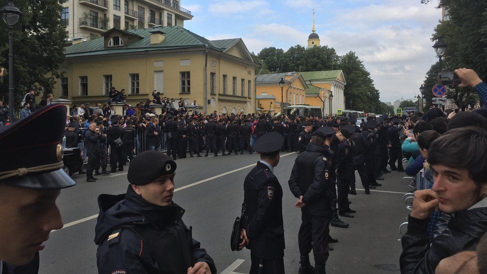 В Москве прошел митинг мусульман