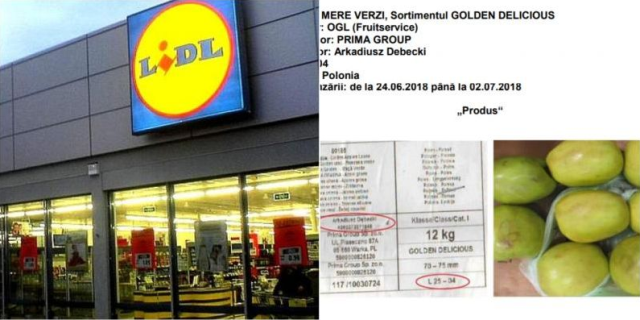Lidl в Румынии продал яблоки с пестицидами и через две недели попросил их вернуть