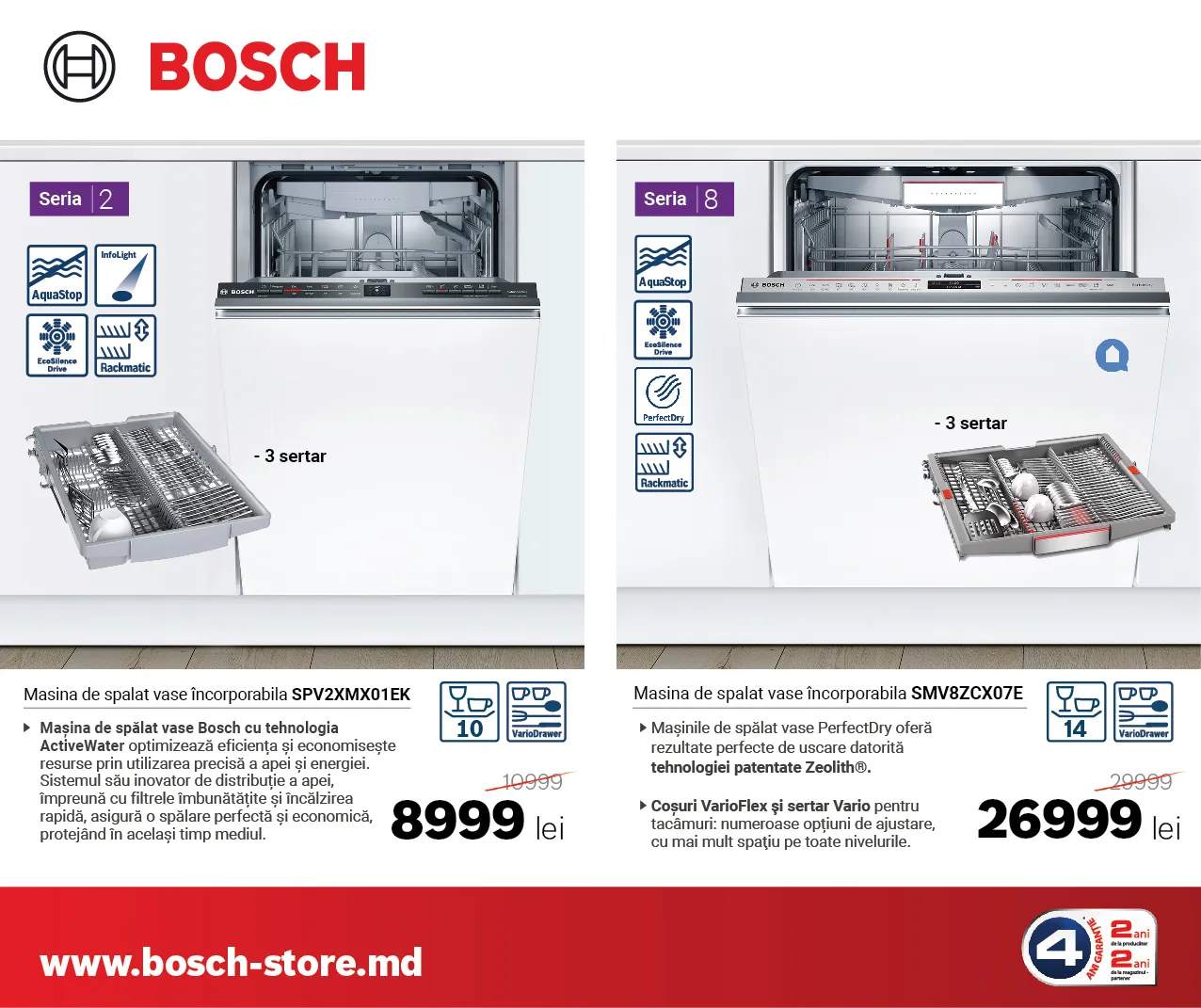 Bosch Store: Последние летние скидки - цены от 5 999 леев