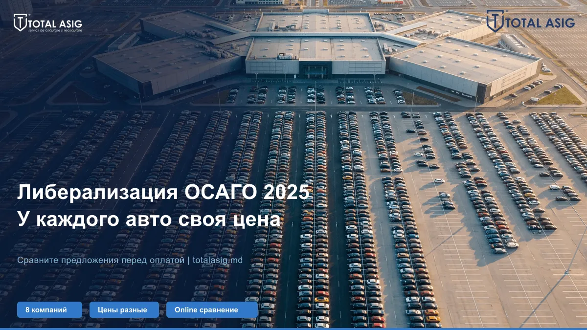 TotalAsig: Калькулятор ОСАГО онлайн в Молдове — как сэкономить до 50% на полисе в 2026