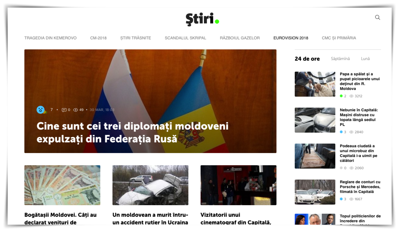 Știri.md - новый информационный портал “с эмоциями”