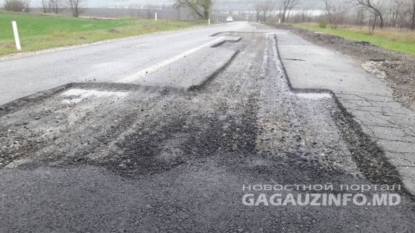 На трассе Комрат - Бессарабка водителей ждет неприятный сюрприз от дорожных служб