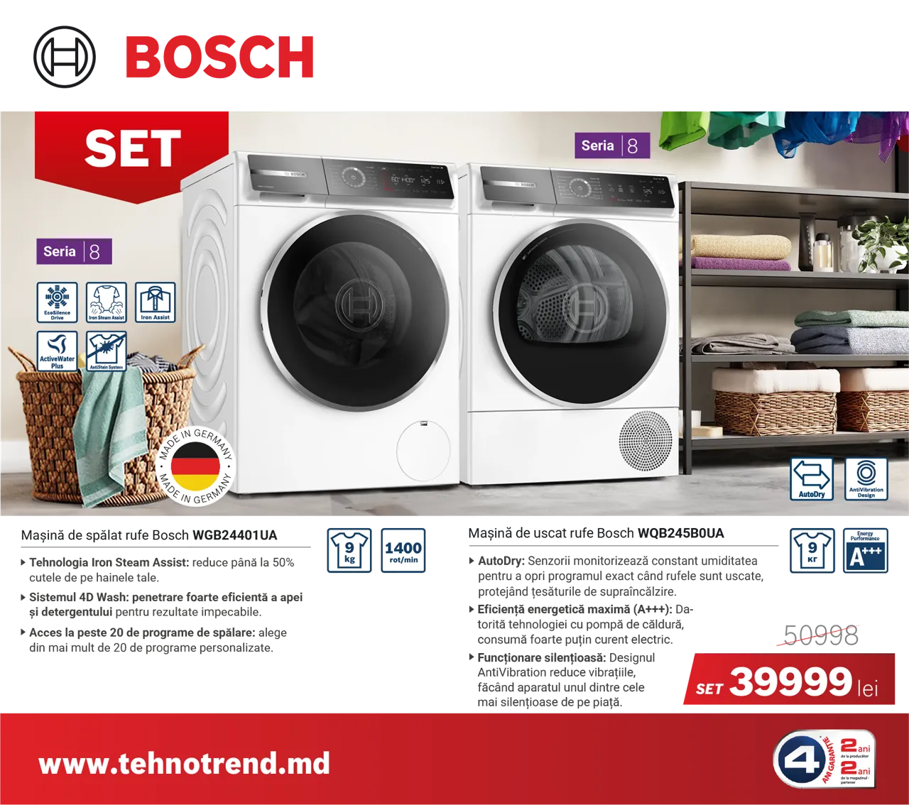 Bomba: Prinde valul reducerilor Bosch și economisește până la 7.000 lei