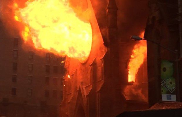 В Нью-Йорке на Пасху сгорел собор Сербской православной церкви