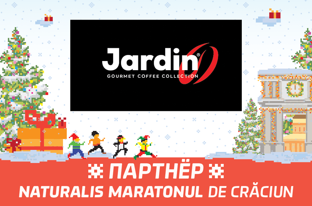 Кофе Jardin — партнёр Naturalis Maratonul de Crăciun 2017