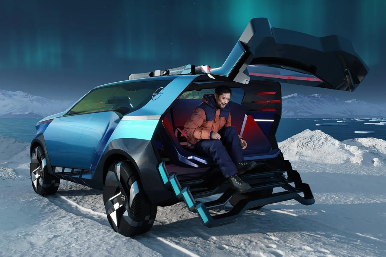Nissan показал электрокроссовер с очень нестандартным дизайном