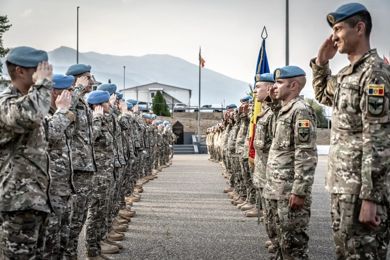 Al 23-lea contingent de pacificatori moldoveni și-a început misiunea în Kosovo