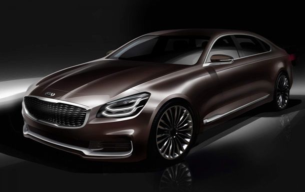 Появилось изображение нового седана Kia K900