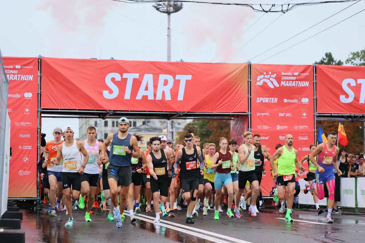 Sporter собрал более 10 000 бегунов на maib | Mastercard Chisinau Marathon 2026