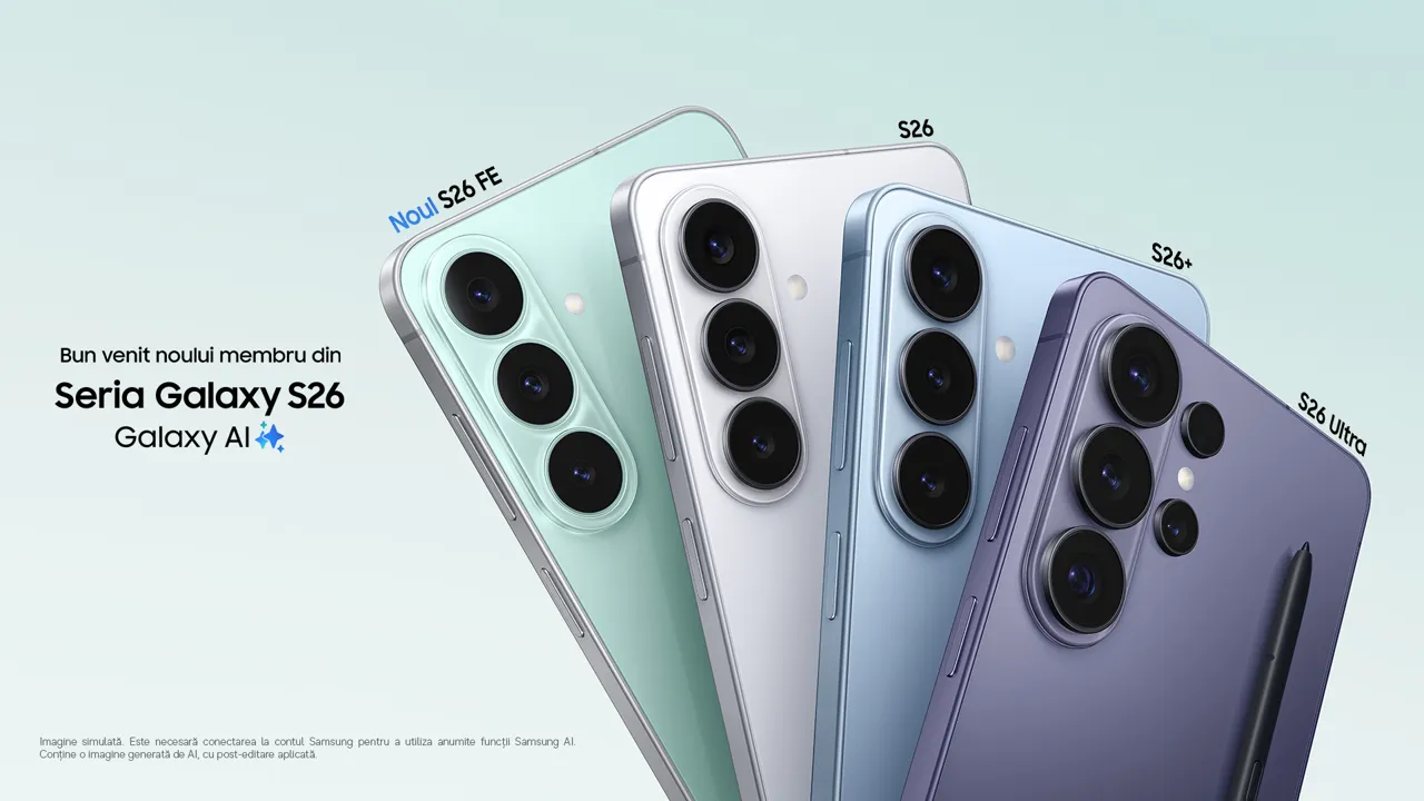 Samsung Galaxy S26 FE: Cea mai nouă experiență flagship, axată pe ceea ce contează cu adevărat