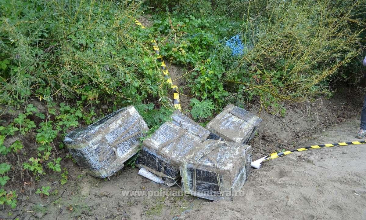 На границе Молдовы и Румынии полицейские нашли контрабандные сигареты