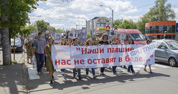Шествие "Бессмертного полка" прошло в Кишиневе