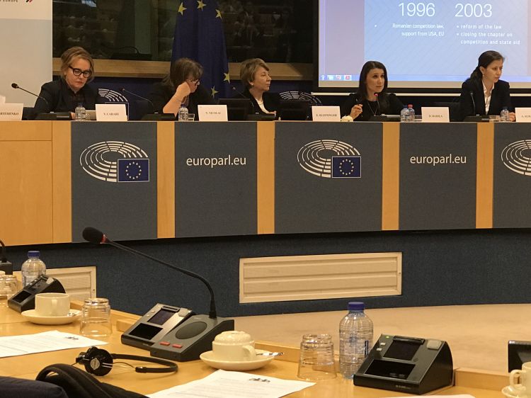 În Parlamentul European de la Bruxelles s-a discutat despre experiența Consiliului Concurenței din Republica Moldova