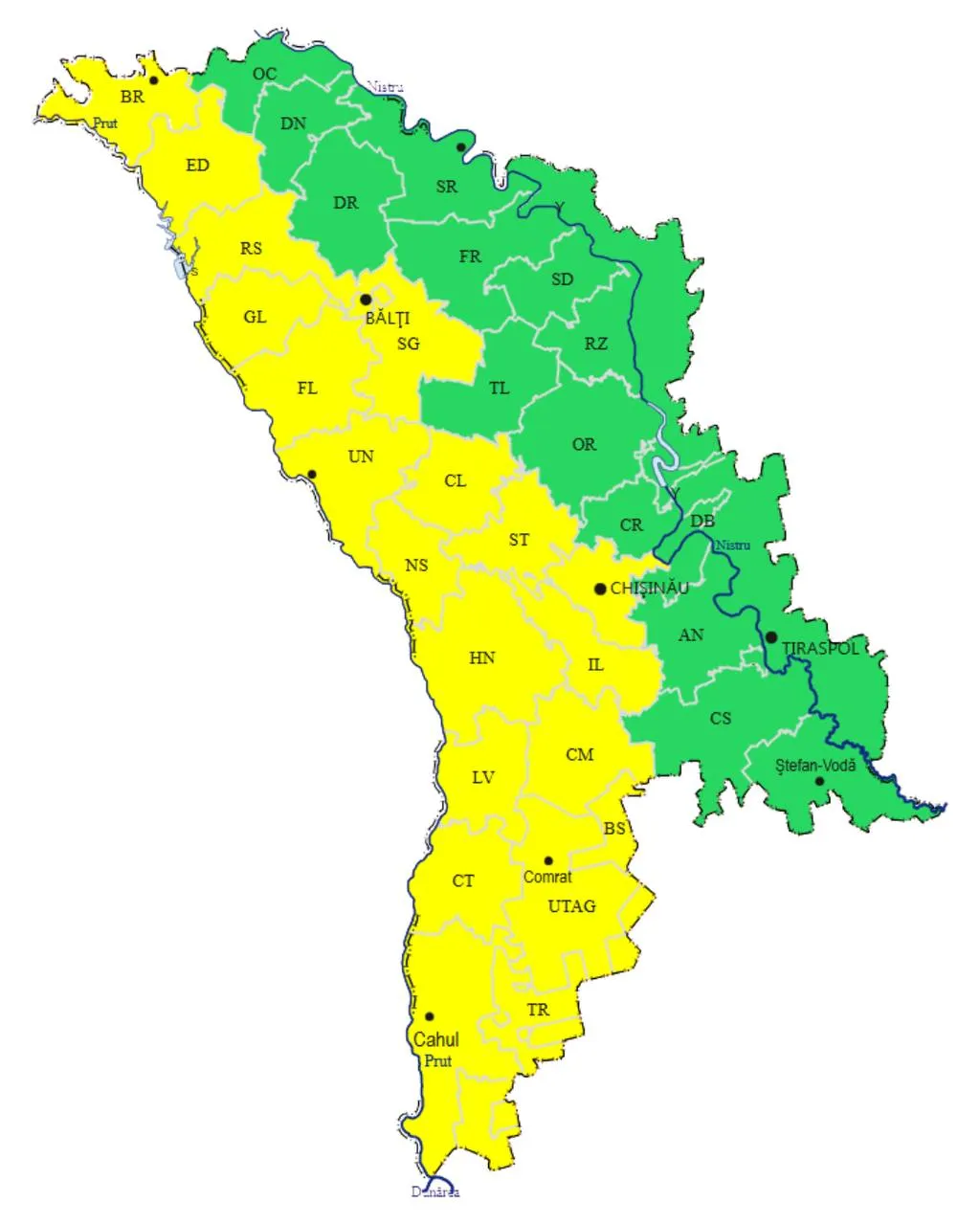 Avertizare meteorologică în Moldova: Cod Galben de ploi puternice