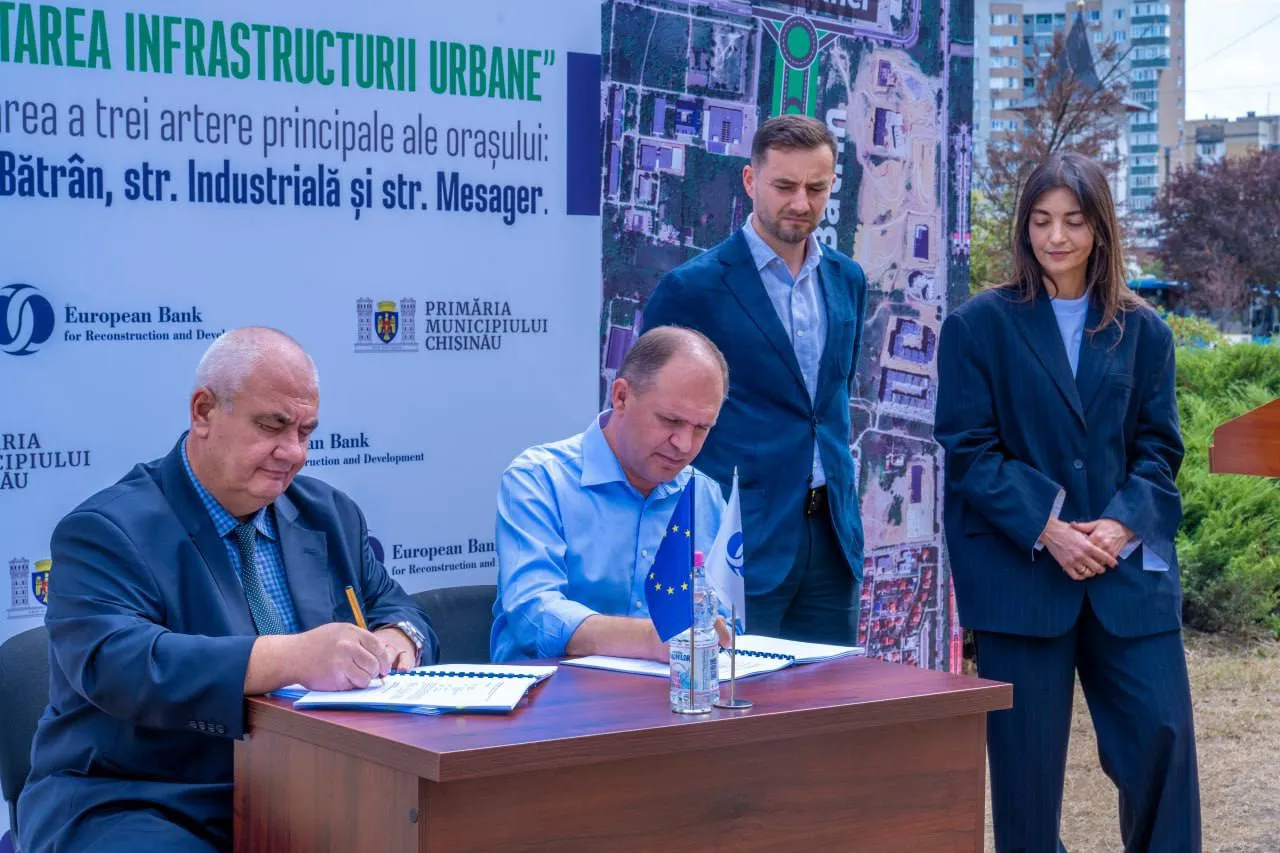 BERD va finanța un nou proiect de dezvoltare a infrastructurii din Chișinău