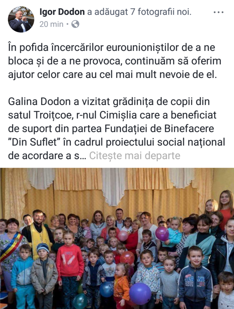 Președintele suspendat a luat apă în gură, s-a refugiat pe Facebook, unde promovează campania Primei Doamne