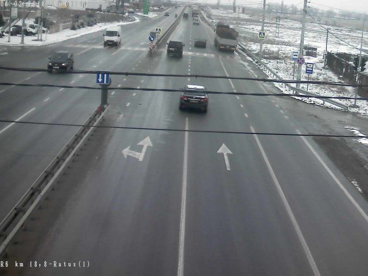Движение по автотрассам в Молдове осуществляется в обычном режиме