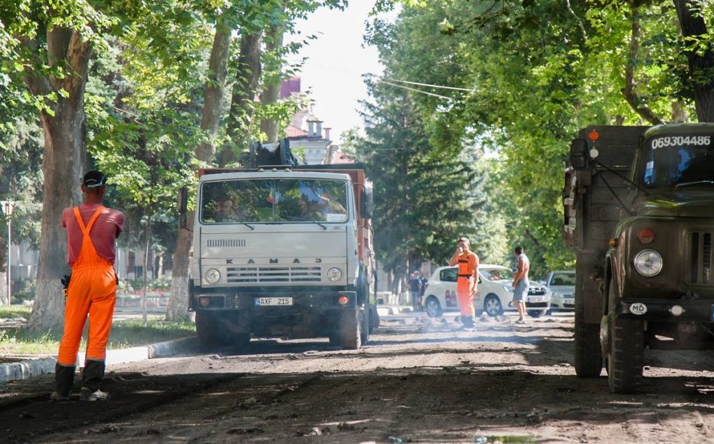 В Оргееве начались обширные работы по реконструкции центральных улиц