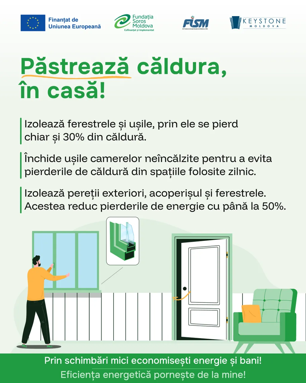 Utilizăm energia eficient: Gesturi simple care reduc consumul și costurile și cum ne pregătim pentru sezonul rece