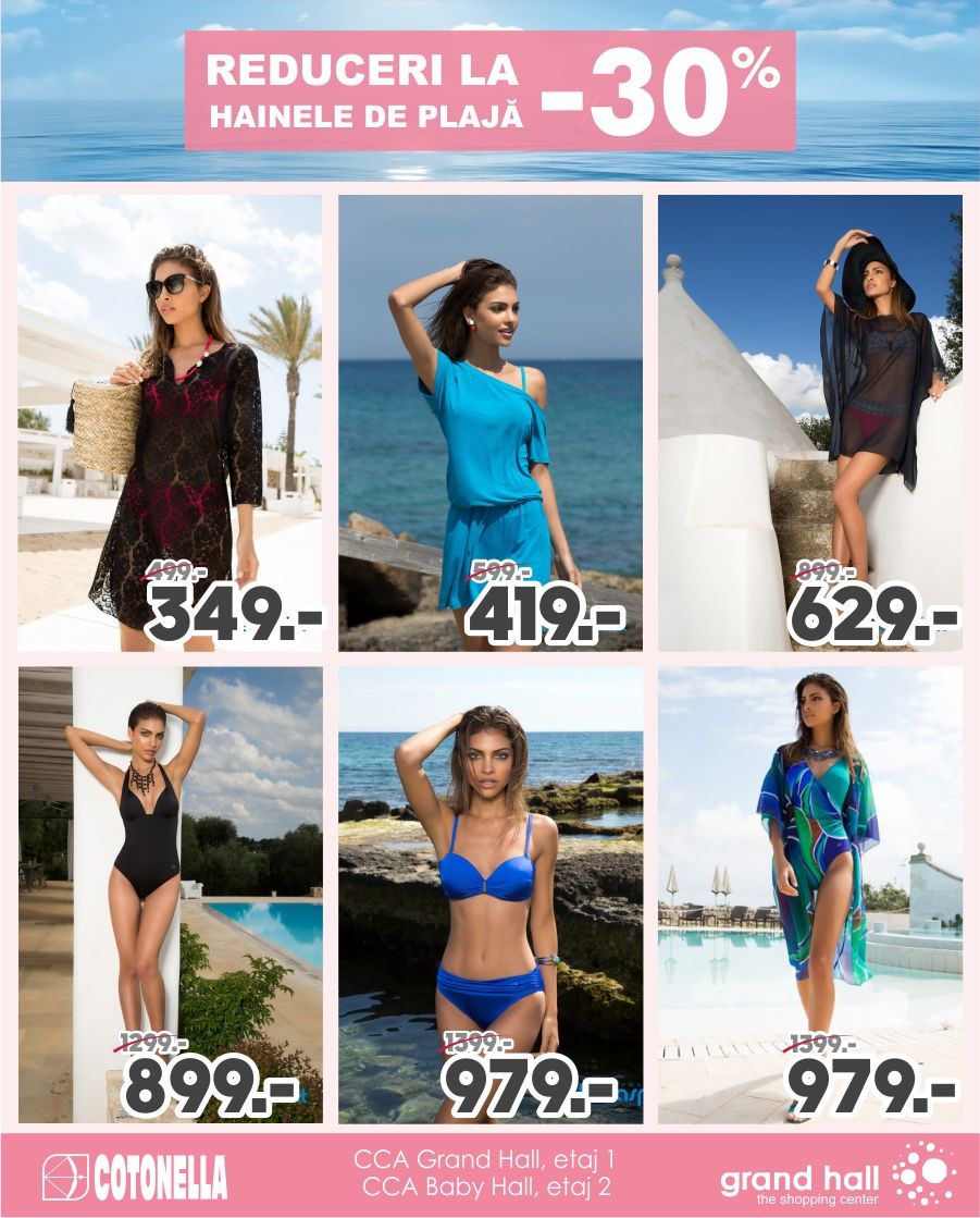 Cotonella: Reduceri la hainele de plajă - 30% ®
