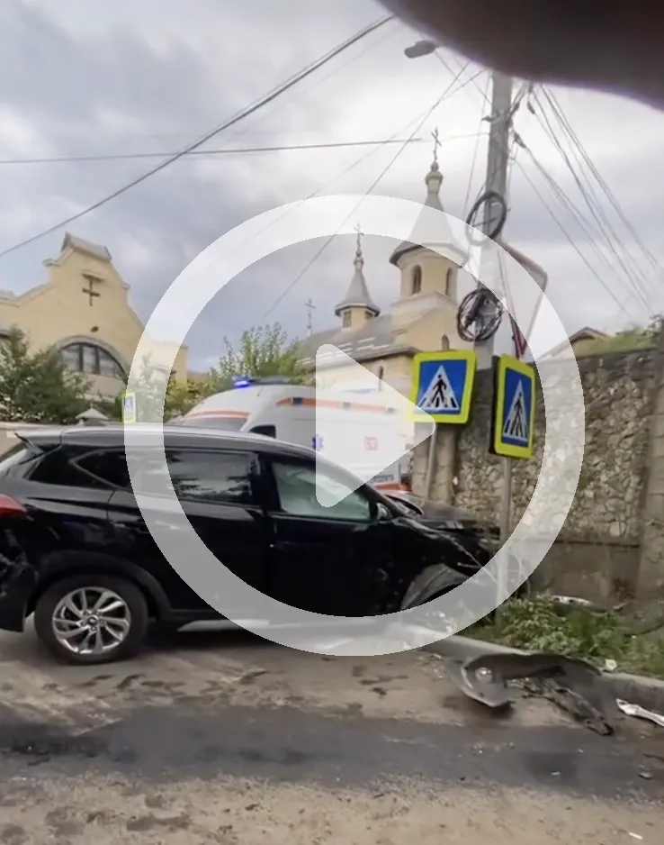 В Кишиневе произошло ДТП: есть пострадавшие