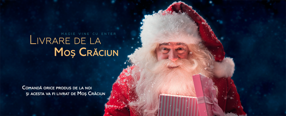 Enter: comandă livrare specială de la Moș Crăciun ®