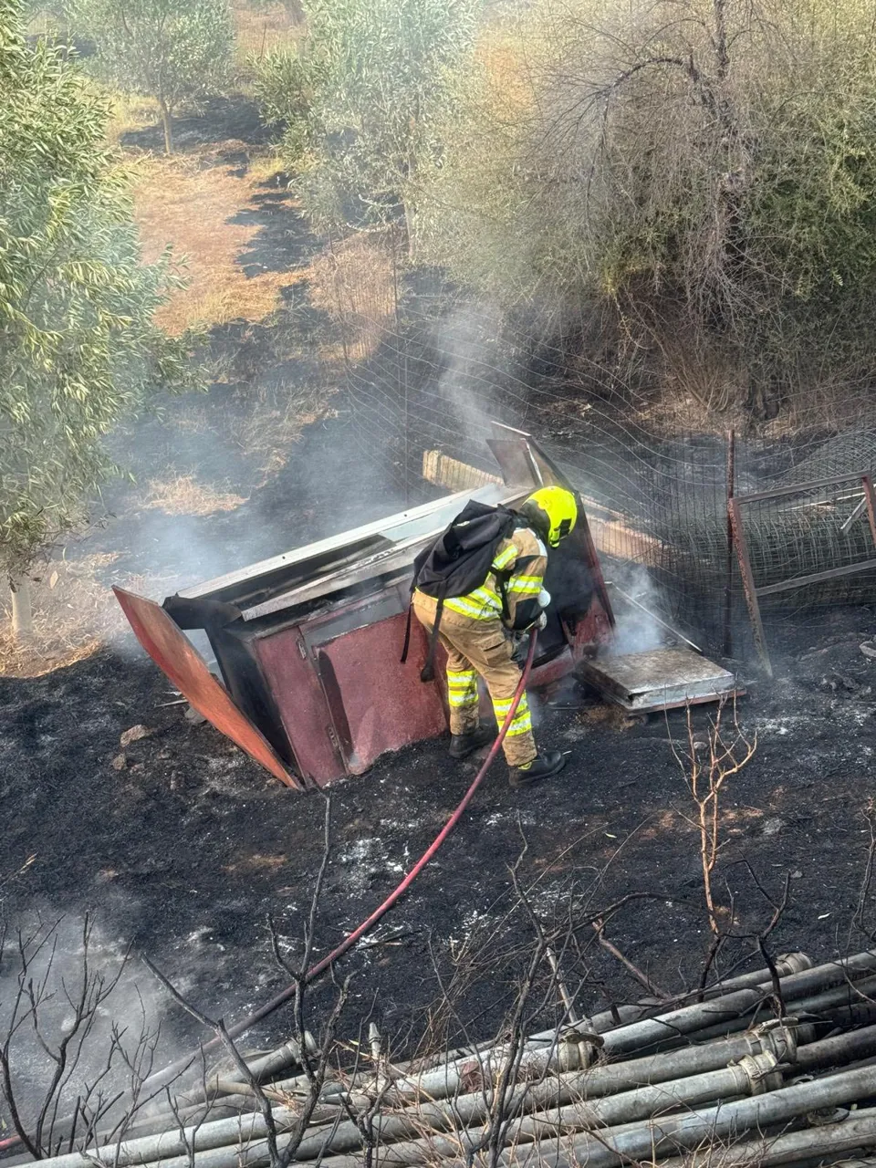 Pompierii moldoveni continuă lupta împotriva incendiilor din Grecia