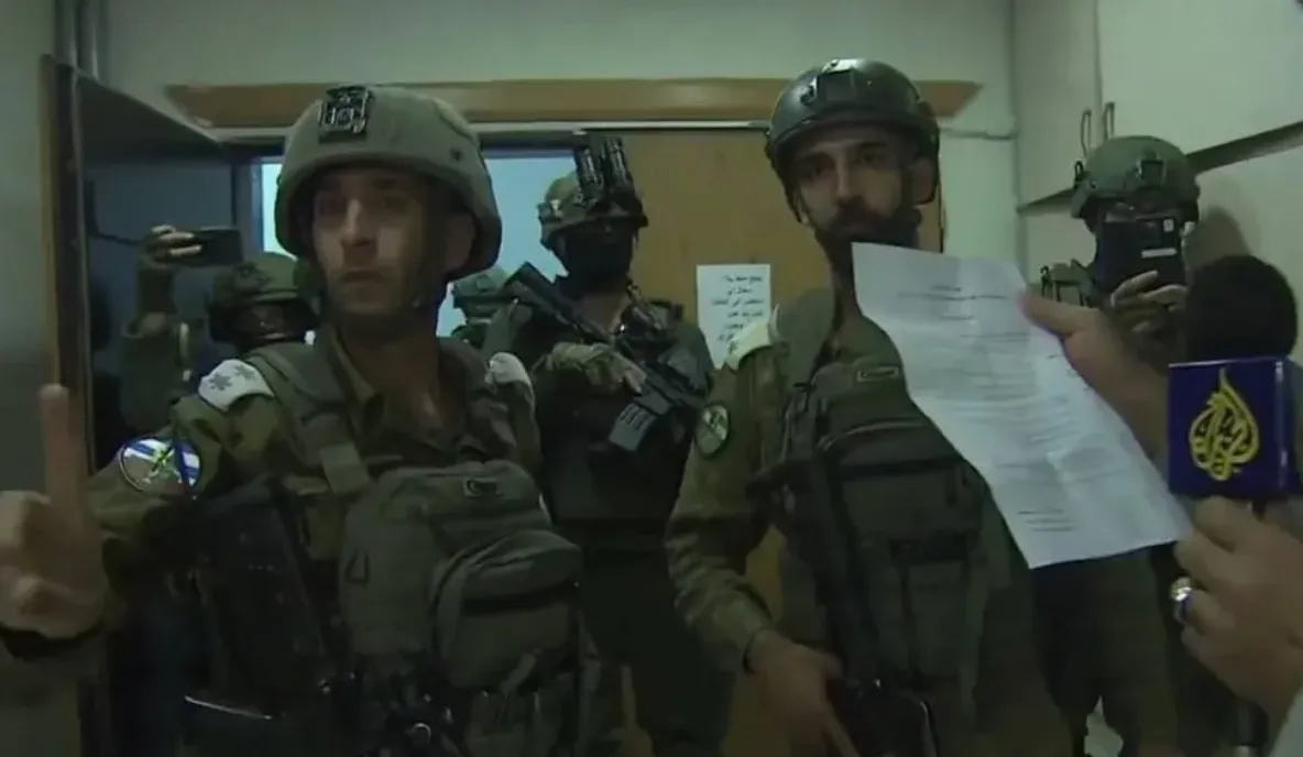 Израильские военные ворвались в офис Al Jazeera в Рамалле