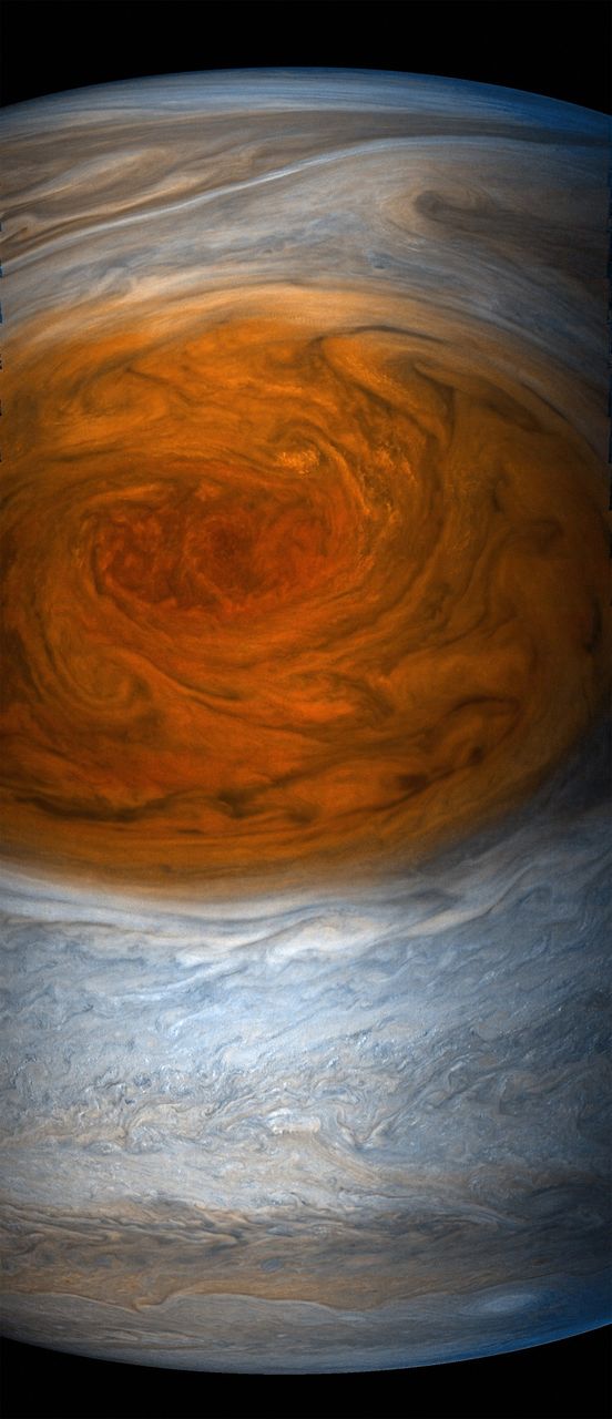 NASA a publicat imagini uimitoare cu „Marea Pată Roșie” de pe Jupiter