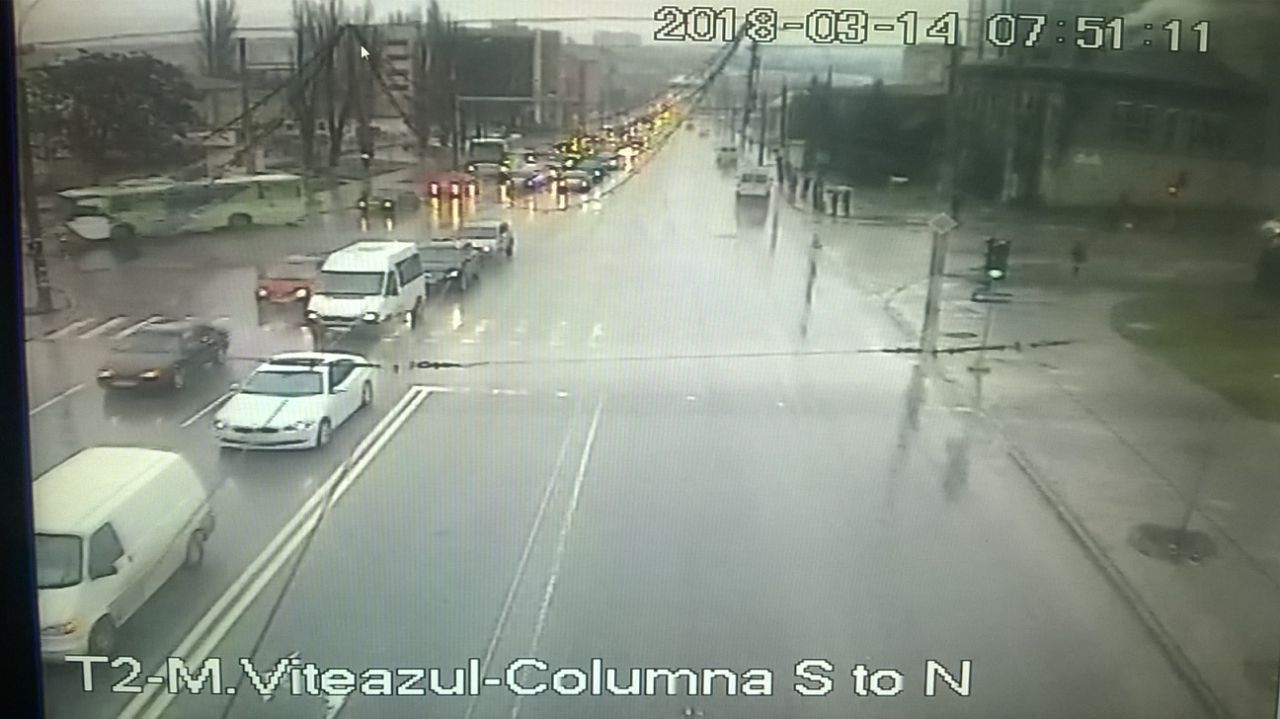 Служба InfoTrafic сообщила об улицах с пробками в Кишиневе