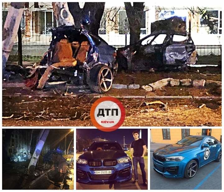 Смертельные гонки «мажоров»: В Одессе на BMW X6 разбились дети местных бизнесменов
