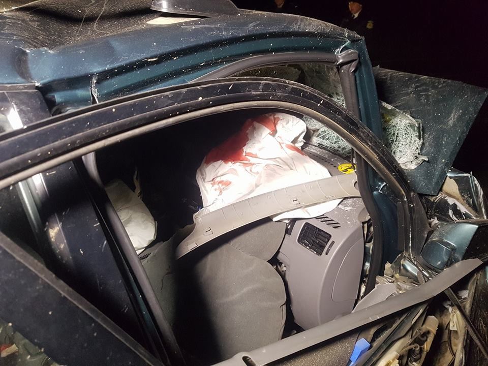 Două mașini s-au ciocnit la Hâncești. O persoană, la spital