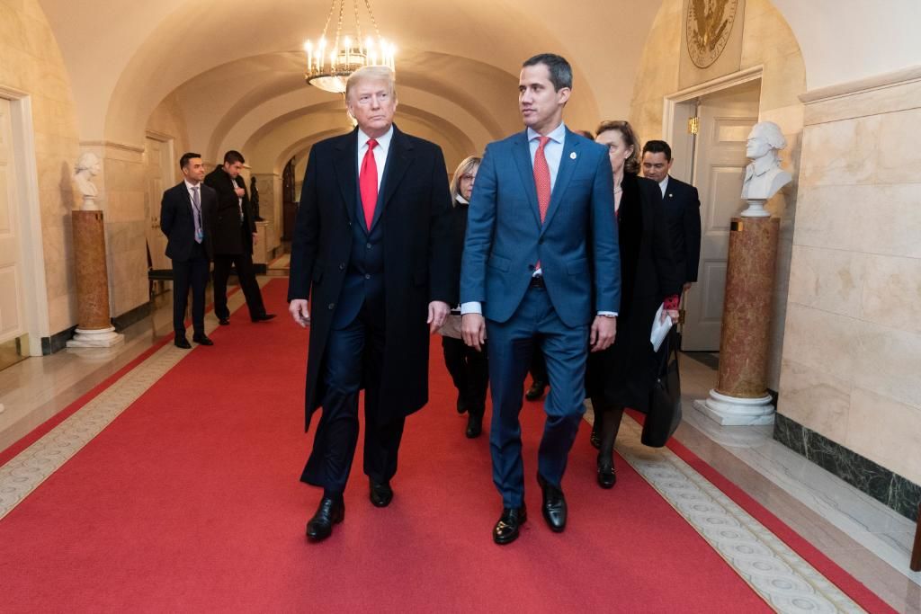 Трамп привел венесуэльского оппозиционера Гуайдо в Белый дом