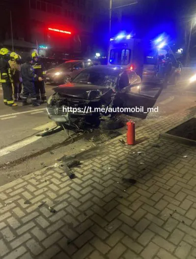 В столичном секторе Буюканы произошло ДТП: столкнулись два автомобиля