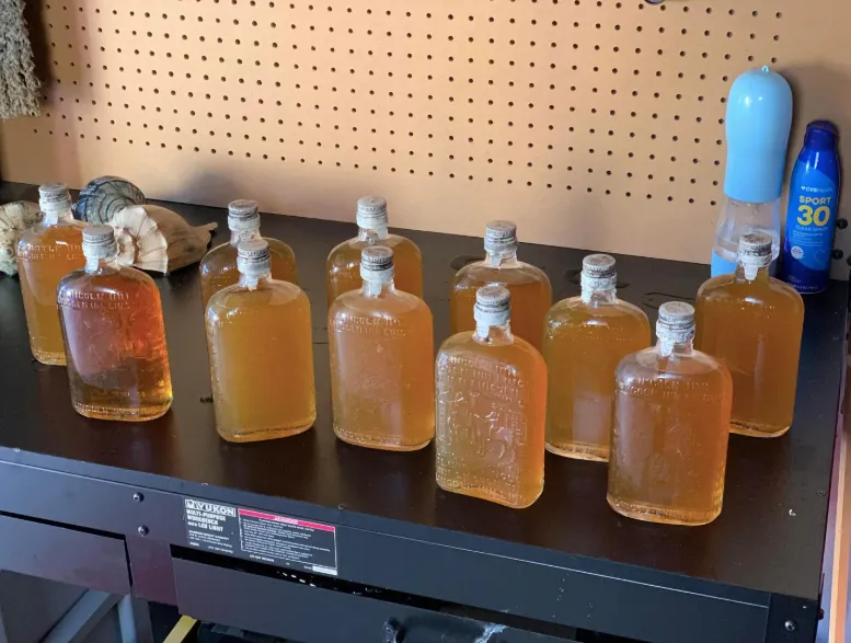 Un bărbat a găsit 11 sticle de whisky de 100 de ani pe o plajă din SUA