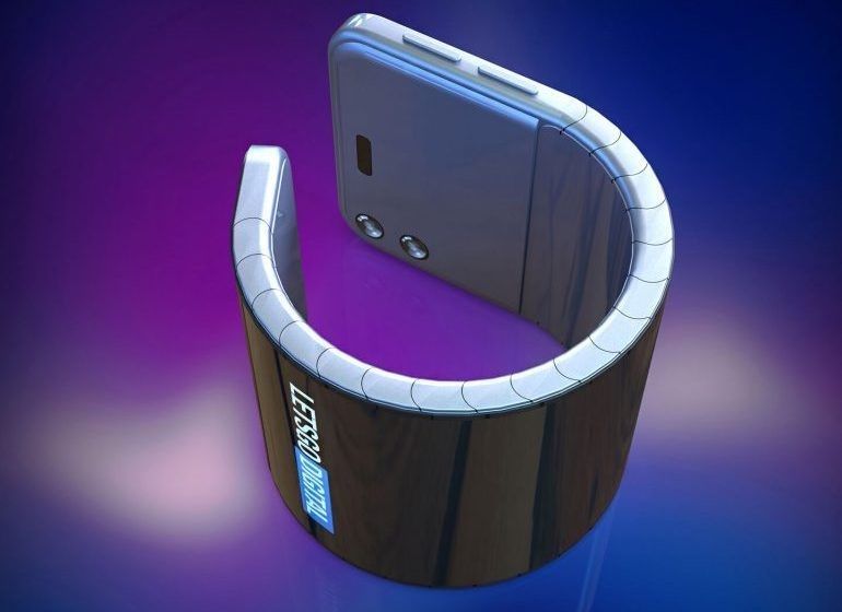 Samsung разрабатывает гибкий смартфон-браслет