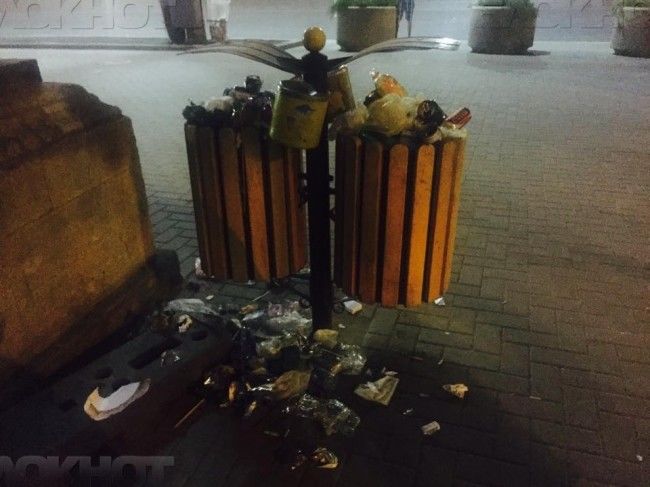После праздника кишиневцы оставили на ПВНС горы мусора