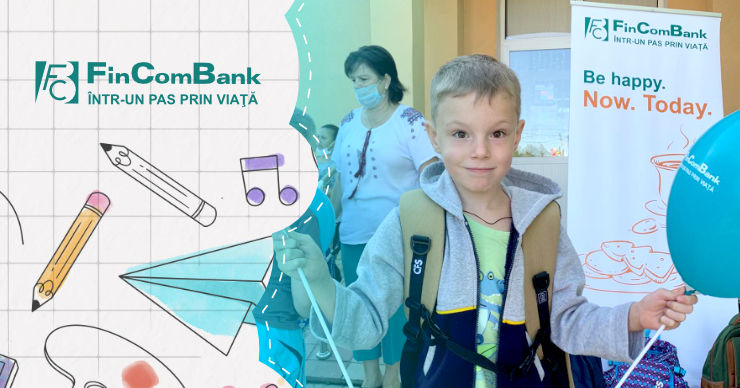 FinComBank поддерживает кампанию «Donează un ghiozdan călător» второй год подряд ®