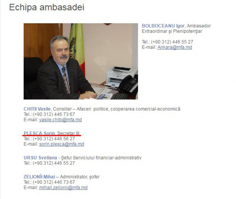 După ce şi-a împuşcat fratele, Sorin Pleşca a fost angajat la Ambasada RM din Turcia