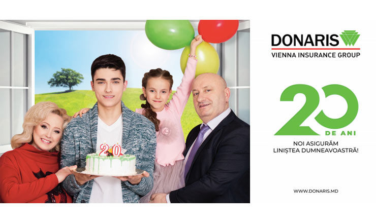 Donaris Vienna Insurance Group celebrează 20 de ani ®