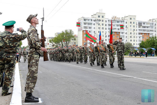 В Приднестровье прошла репетиция парада к 9 Мая