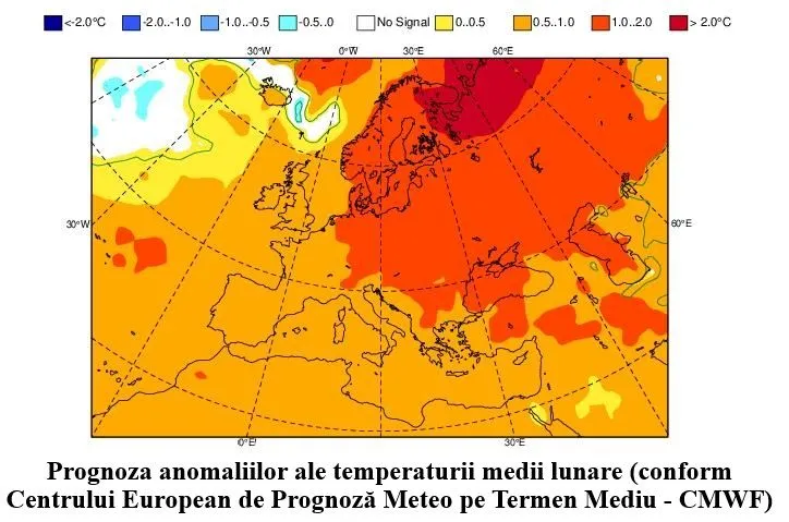 Синоптики: В январе в Молдове средняя температура воздуха ожидается выше нормы