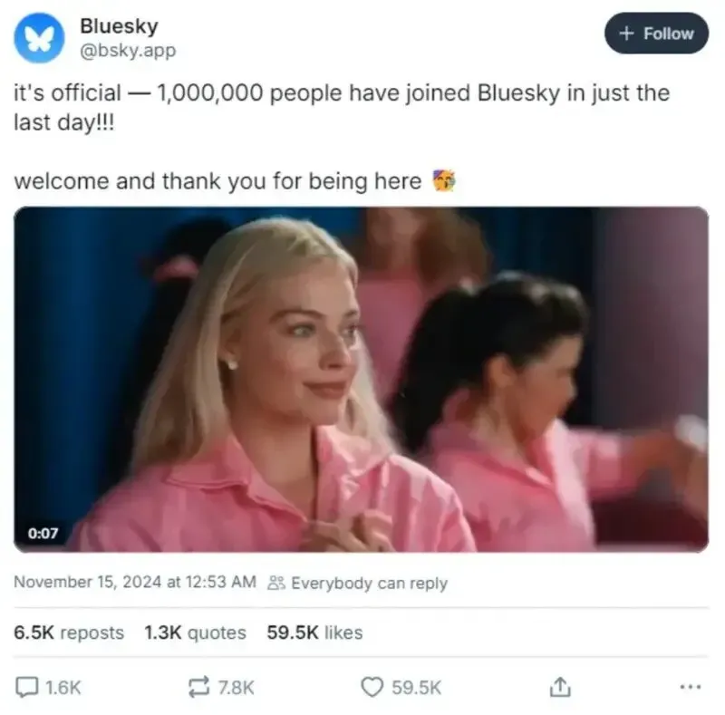 Utilizatorii platformei X, nemulțumiți de Trump și Musk, migrează masiv pe Bluesky