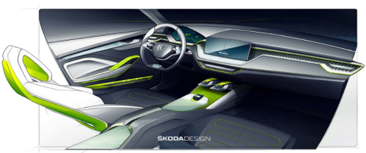 Появились первые изображения небольшого кроссовера Skoda