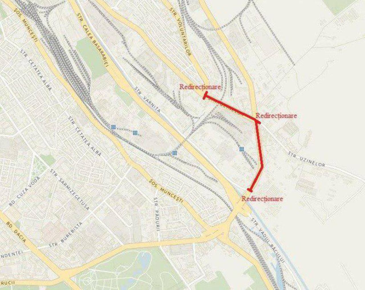 Circulația rutieră pe străzile Lunca Bâcului şi Uzinelor va fi închisă în weekend