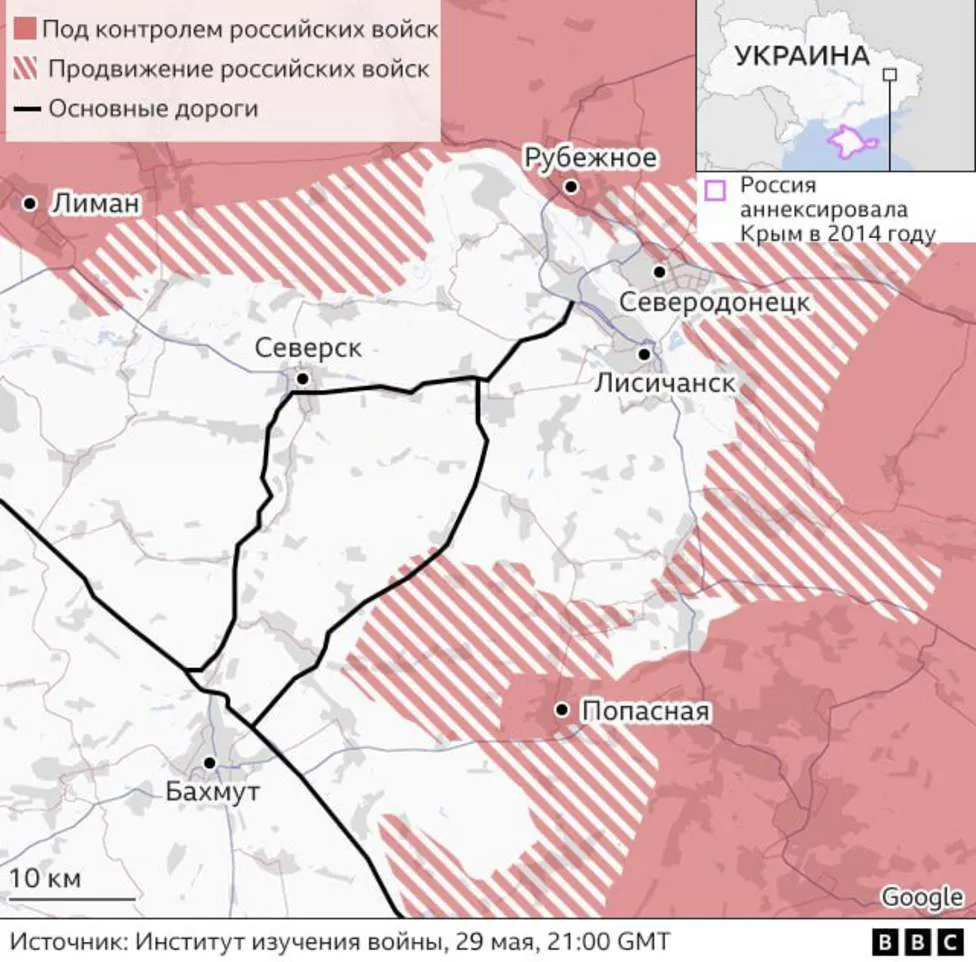 Северодонецк частично взят под контроль российской армией