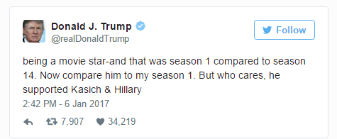 Трамп высмеял Шварценеггера за низкие рейтинги телешоу