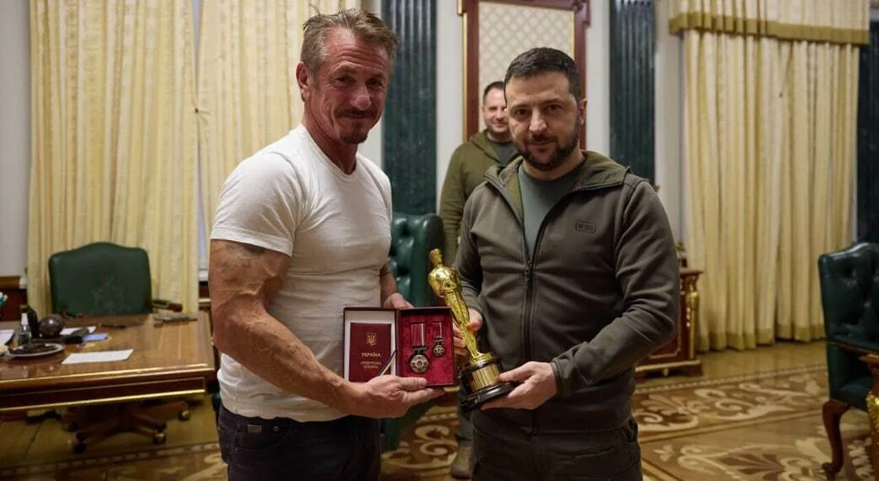 Шон Пенн оставил свой "Оскар" в Украине до победы