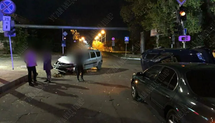 В Тирасполе произошло ДТП: повреждены три автомобиля