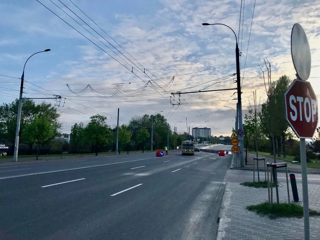 Дорожное движение по мосту на М.Витязул частично перекрыто до декабря